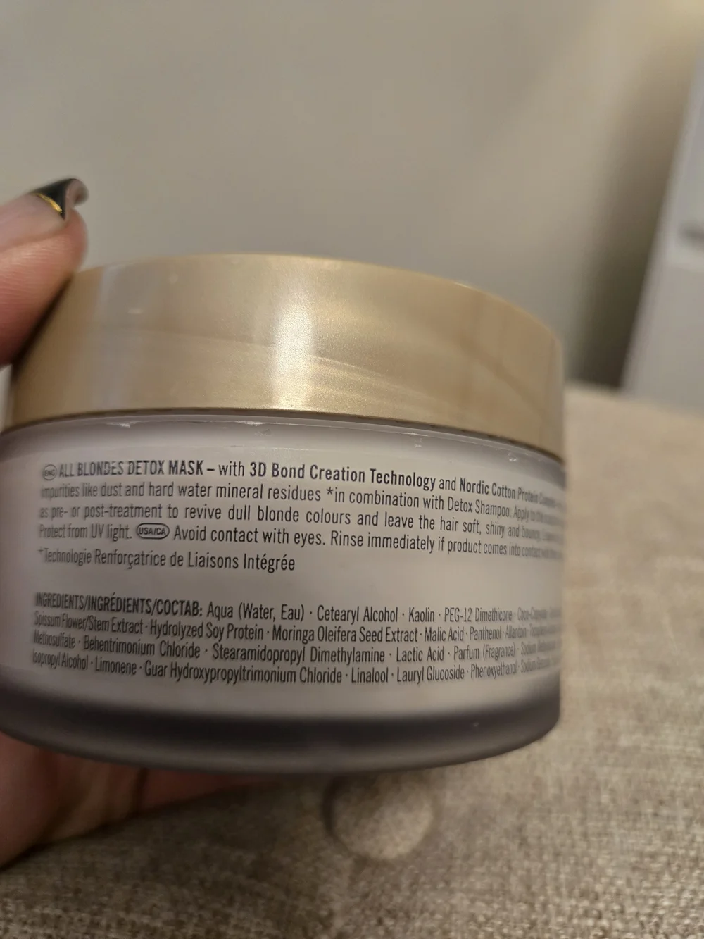 All Blondes Detox Mask – Gold/Beige